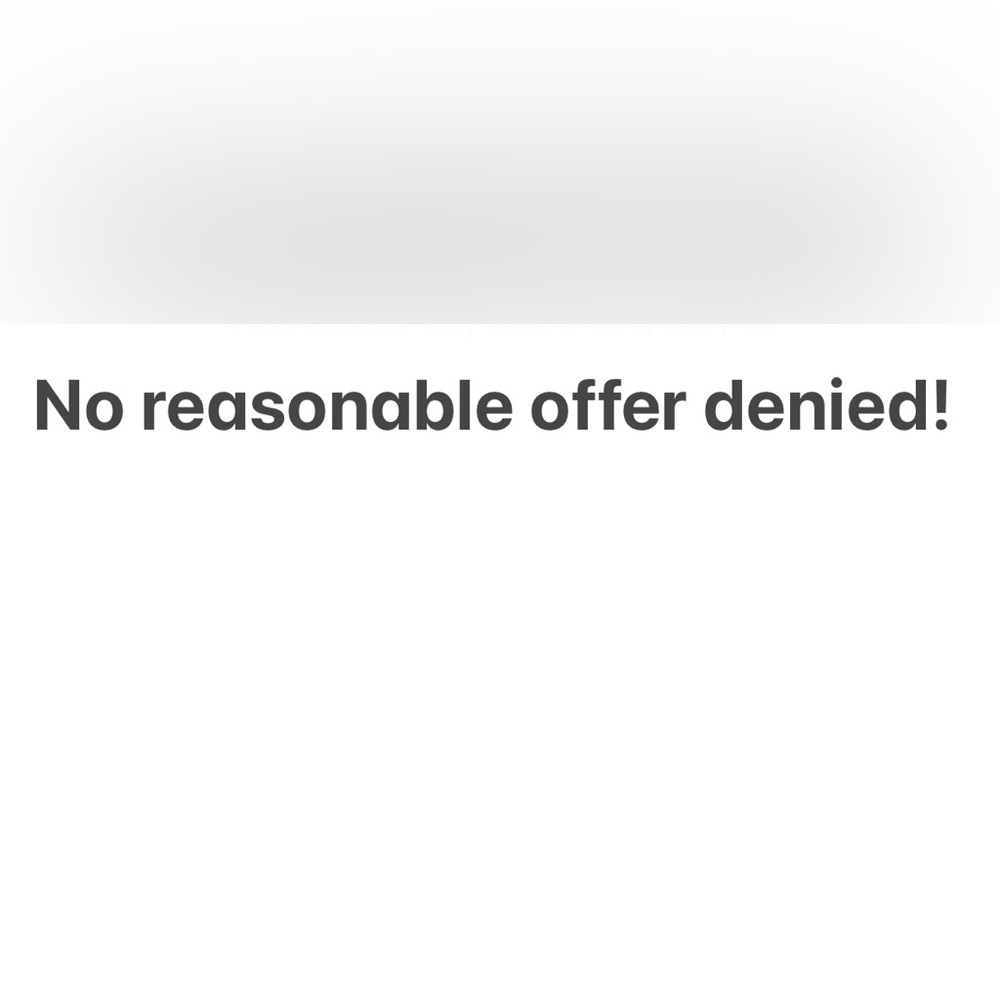 Reasonable offers accepted!